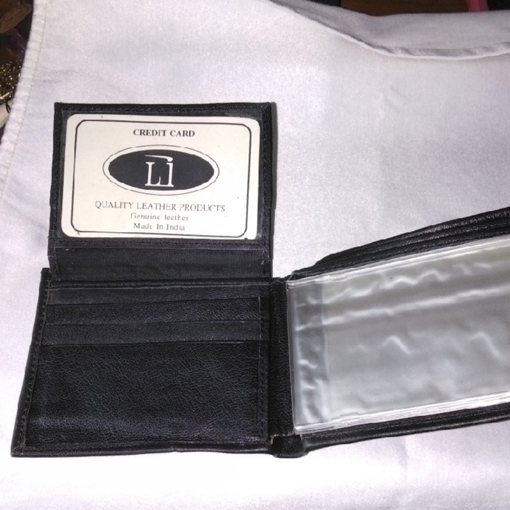 Black Leather Wallet